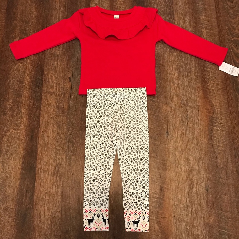 Carters Christmas 2 piece